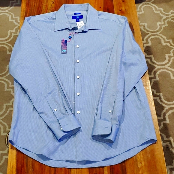 Egara Shirts Egara Dress Shirt Mens Xl Slim Fit Non Iron New With